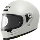 Shoei Glamster Retro-Helm Einfarbig Off White weiss