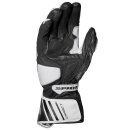 Spidi Carbo 7 Motorrad Handschuh schwarz weiss