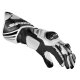 Spidi Carbo 7 Motorrad Handschuh schwarz weiss