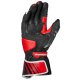 Spidi Carbo 7 Motorrad Handschuh rot weiss schwarz