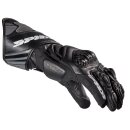 Spidi Carbo 7 Motorrad Handschuh schwarz grau