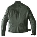 Spidi Clubber Motorrad Leder-Jacke grün