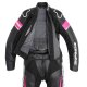 Spidi Laser Touring Lady 2pc Damen Lederkombi schwarz rosa