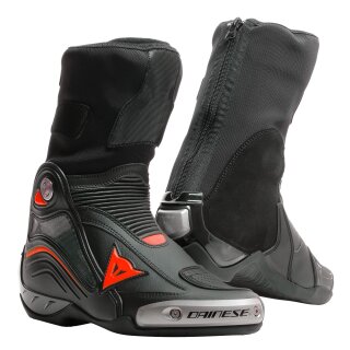 Dainese Axial D1 Stiefel schwarz neonrot