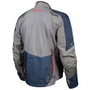 Klim Carlsbad Motorrad-Jacke Textil blau rot grau