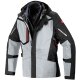 Spidi Mission-T Motorrad-Jacke Textil schwarz hellgrau