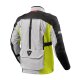 Revit Sand 4 Motorrad-Jacke Textil silber neongelb