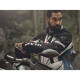 Revit Sand 4 Motorrad-Jacke Textil silber neongelb
