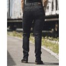 Rokker Rokkertech Mid Straight Damen Motorrad-Jeans schwarz