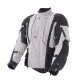 Stadler Treasure Pro Damen Motorrad-Jacke silber grau schwarz