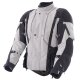 Stadler Treasure Pro Motorrad-Jacke silber grau schwarz