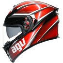 AGV K5 S Tempest Helm schwarz rot