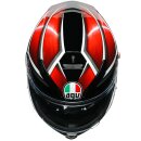 AGV K5 S Tempest Helm schwarz rot