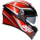 AGV K5 S Tempest Helm schwarz rot