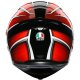 AGV K5 S Tempest Helm schwarz rot