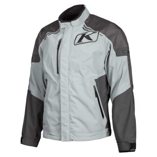 Klim Traverse Motorrad-Jacke Textil hellgrau dunkelgrau