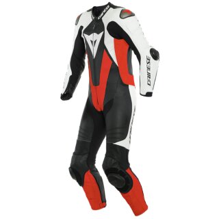 Dainese Laguna Seca 5 Perf. Kombi 1Pc schwarz weiss neonrot