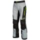 Klim Traverse Gore-Tex Motorrad-Hose Textil hellgrau neongrün