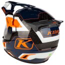 Klim Krios Pro Rally Crosshelm orange blau weiss