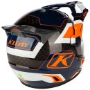 Klim Krios Pro Rally Crosshelm orange blau weiss