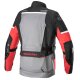 Alpinestars Andes V3 Motorrad-Jacke Textil dunkelgrau rot