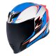 Icon Airflite Ultrabolt Helm weiss blau rot