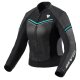 Revit Median Ladies Damen Motorrad-Jacke schwarz blau