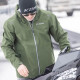 Klim Stow Away Pro Gore-Tex Regen-Jacke grün grau