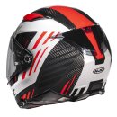 HJC F70 Carbon Kesta Helm MC1 carbon grau rot weiss