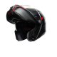 AGV Tourmodular Frequency Klapphelm matt grau rot