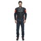 Dainese Racing 4 Motorrad Leder-Jacke schwarz neonrot