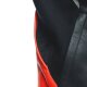 Dainese Racing 4 Motorrad Leder-Jacke schwarz neonrot