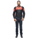 Dainese Racing 4 Perf. Motorrad-Jacke schwarz neonrot