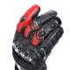 Dainese Druid 4 Motorrad-Handschuh schwarz rot weiss