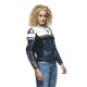 Dainese Rapida Lady Damen Motorrad-Jacke schwarz weiss gold