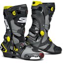 Sidi Rex Motorrad-Stiefel Racing grau schwarz neongelb