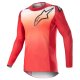 Alpinestars Supertech Risen Motocross-Hemd rot weiß