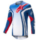 Alpinestars Racer Semi Motocross-Hemd blau orange