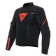 Dainese Smart Jacket LS Sport D-Air Airbag-Jacke schwarz neonrot