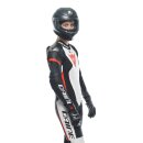 Dainese Grobnik Lady Perf. Damen Kombi 1Pc schwarz weiß neonrot