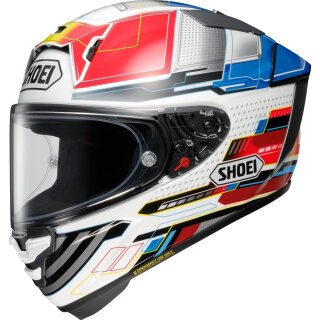 Shoei X-SPR Pro Proxy Helm TC-10 weiß blau rot