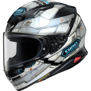 Shoei NXR2 Fortress Integral-Helm TC-6 weiß schwarz blau