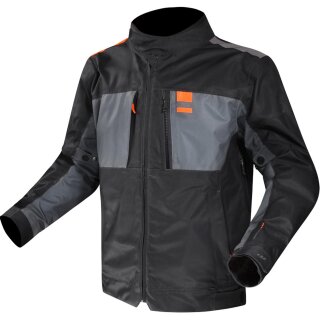 LS2 Titanium Motorrad Textil-Jacke blau neonorange