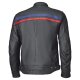 Held Midway Motorrad Lederjacke schwarz blau rot