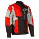 Klim Dakar Motorrad Enduro-Jacke grau Redrock rot