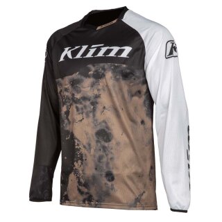 Klim XC Lite Motocross-Hemd Corrosion grau schwarz weiß