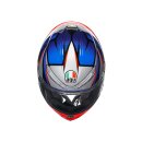 AGV K6 S Slashcut Motorrad-Helm schwarz blau rot