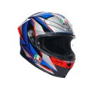 AGV K6 S Slashcut Motorrad-Helm schwarz blau rot