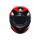 AGV K6 S Hyphen Motorrad-Helm schwarz rot weiß