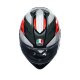 AGV K3 Wing Motorrad-Helm schwarz Italy grün weiß